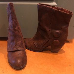 Not Rated Brown Booties